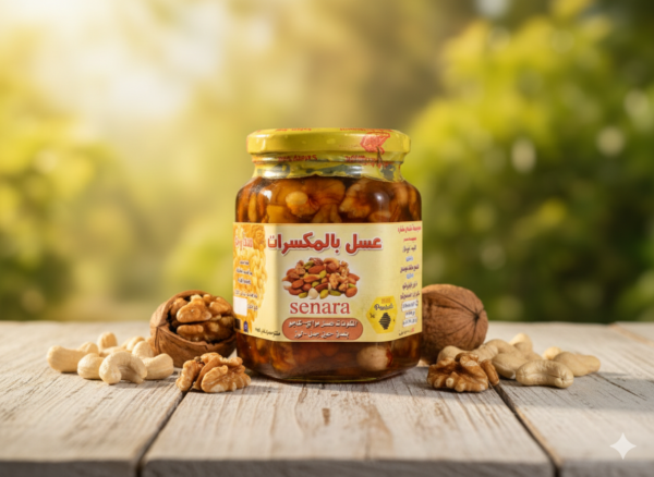 عسل مكسرات 450